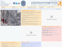Tablet Screenshot of dolomismo.com